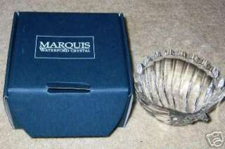 NIB Marquis by Waterford Scallop Shell Bowl / Votive  
