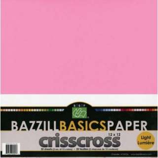 CRISS CROSS Light Multi Pack 12x12 30/Pkg Paper Bazzill  