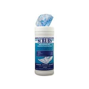  SCRUBS Medaphene Disinfectant Wet Wipes, 6 x 8, White, 50 