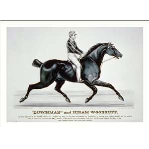Historic Print (M) Dutchman and Hiram Woodruff 