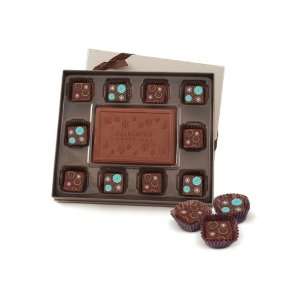 Holiday Chocolate Executive Truffle Box (10pc)  Grocery 
