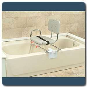  Sliding Tub Mount Transfer Bench with Swivel Seat Health 