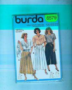 Burda Culotte/Pantskirt Size 8 18 # 6579  