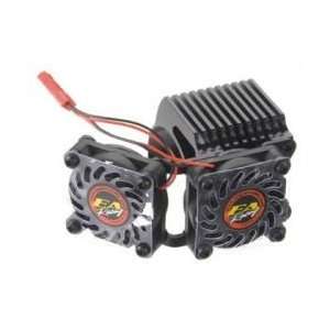  Twin Motor Cool Fan w/ Heatsink 540/550, Black Toys 