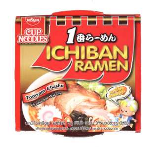 NISSIN Instant Noodle CUP ICHIBAN RAMEN TOMYAM CHASHU  