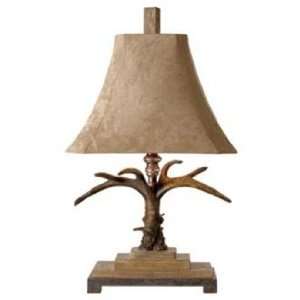  Uttermost Faux Antler Suede Table Lamp