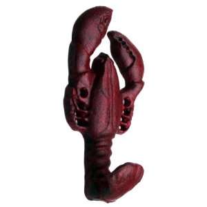  Cast Iron Lobster Claw Hook Nautical Wall Hook