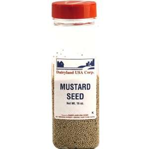 Whole Yellow Mustard Seed   16 oz  Grocery & Gourmet Food