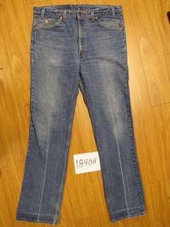 Vintage Levis USA 517 orange tab jeans tag 38x36 1840H  