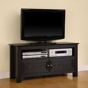   Edison WLK1090 Cortez 44 TV Console in Black Furniture & Decor