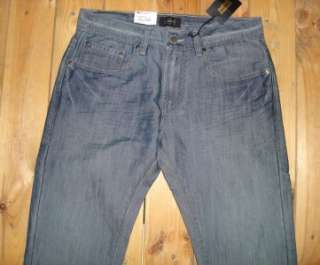 Levis Mens 507 Slim Boot Cut Rare Jeans Silver 36 x 34  