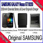 Original SAMSUNG GALAXY Nexus GT I9250 2000mAh Extended Battery+Cover 