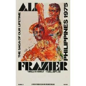   / Joe Frazier Original 1975 CC Boxing Fight Poster 