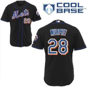 Daniel Murphy New York Mets Authentic Alternate Black Cool Base Jersey 