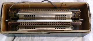 RARE ANTIQUE SIX SIDED HOHNER HARMONICA 1900S IN BOX  