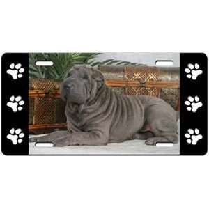 Chinese Shar Pei License Plate