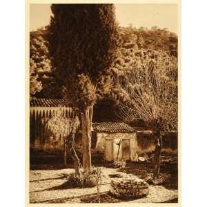  1926 Daphni Monastery Greece Christianity Convent Yard 