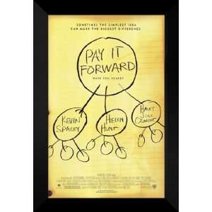  Pay It Forward 27x40 FRAMED Movie Poster   Style A 2000 
