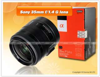 Sony 35mm f/1.4 G Lens SAL35F14G for Alpha A580 A77 A55 A65 A35 A900 