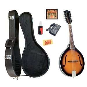 com Rover RM 35 A Model Maple Top Mandolin Bundle with Hardshell Case 