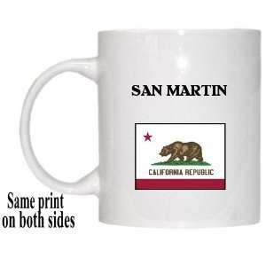  US State Flag   SAN MARTIN, California (CA) Mug 