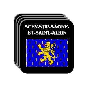 Franche Comte   SCEY SUR SAONE ET SAINT ALBIN Set of 4 Mini Mousepad 