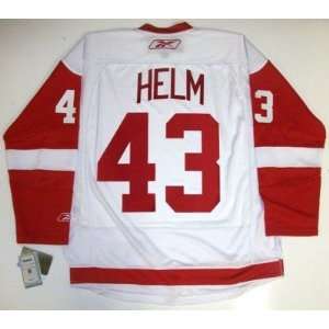 Darren Helm Detroit Red Wings Rbk Jersey Real Small   Sports 