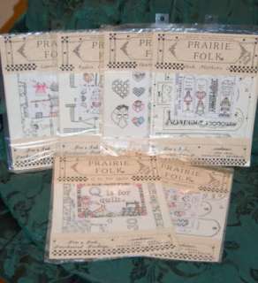 Prairie Folk Pen & Ink Parchment Package Tole Painting Sheets Book 