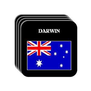Australia   DARWIN Set of 4 Mini Mousepad Coasters