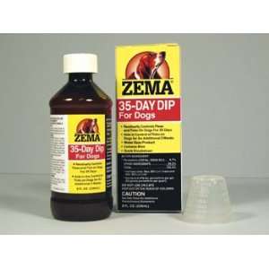  Zema 35 Day Residual Dip For Dogs 8 Oz Bottle Pet 