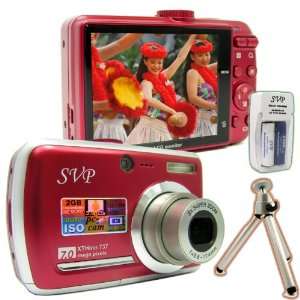  SVP Xthinn 737 Red 7MP 3x Optical zoom 3 inch LCD Digital 