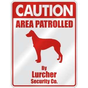  CAUTION  AREA PATROLLED BY LURCHER SECURITY CO.  PARKING 