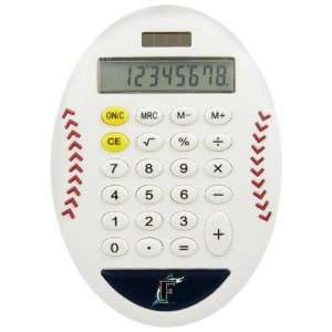   Florida Marlins White Baseball Pro Grip Calculator