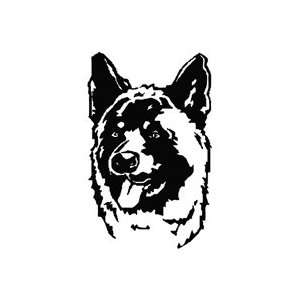 Dog Akita Head   Animal Decal Vinyl Car Wall Laptop Cellphone Sticker