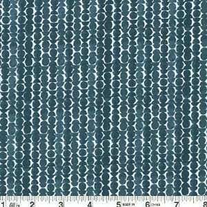  45 Wide Al Fresco Abstract Stripe Teal Blue Fabric By 