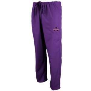  NCAA Alcorn State Braves Purple Scrub Pants Sports 