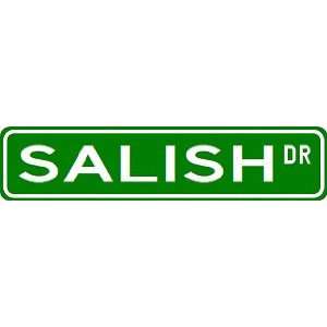  SALISH Street Sign ~ Custom Street Sign   Aluminum Sports 