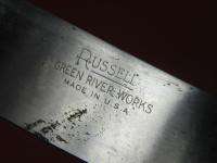 US J. RUSSELL Green River Hunting Fighting Knife Dagger  