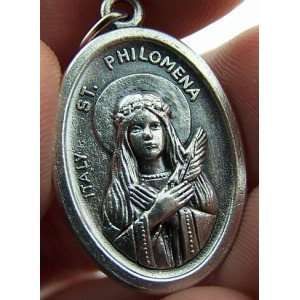   Class Relic Piece of Cloth & Medal From Saint St Philomena Jewelry