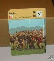 RUGBY IN NEW ZEALAND Rugby Collector card  