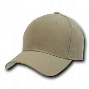  DECKY KHAKI Fitted Baseball Caps Size Cap (7) Sports 