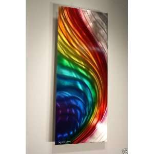  Contemporary Rainbow Painting Metal Wall Decor by Wilmos 
