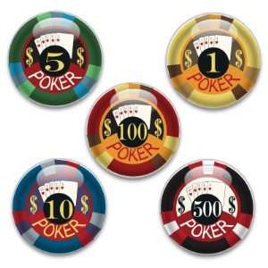  Decorative Push Pins 5 Big Poker