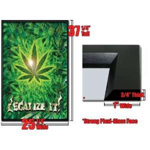  Framed Legalize It Poster Marijuana Pot Weed Fr1597