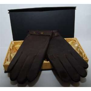  Brown Leather Shooting Gloves