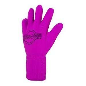  Five Finger Massage Glove Left Handed Fuchsia (Package of 