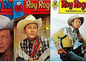 LOT 3 WESTERNS COMICS ROY ROGERS WITH BEAUTIFULL PHOTOS  