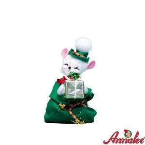  6 Holiday Twist Toy Bag Mouse By Annalee