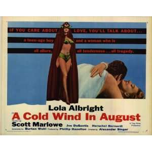Cold Wind In August (1961) 27 x 40 Movie Poster Style A  