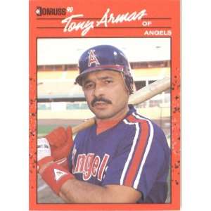  1990 Donruss # 525 Tony Armas California Angels Baseball 